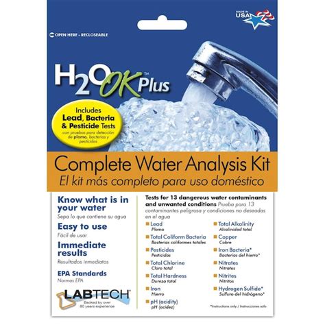 lowes hardness test kit|home water testing kits lowe's.